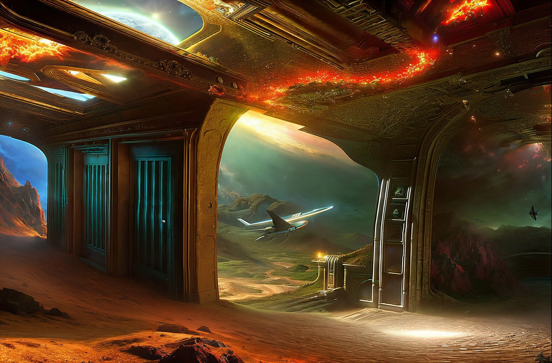 The earth is a theatre of flux